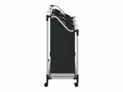 Outlet Clasificador de ropa con 3 bolsas Acero Negro