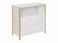 Online Cómoda 2 cajones aglomerado 85x80x40cm Muebles Niño