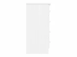 Online vidaxl Cómoda cajonera ALTA madera maciza pino 77x35x73 cm Blanco