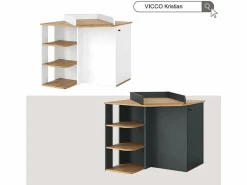 Vicco Cómoda cambiador antracita/artisan 85x85x77.3 kristian Negro