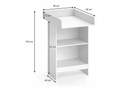 Vicco Cómoda cambiador 60x88x103 leo