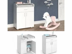Clearance Cómoda cambiador 75x50x100 lena Mueble De Bebé