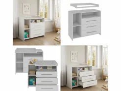 Vicco Cómoda cambiador 110x53x93.5 paula Blanco