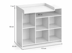 Vicco Cómoda cambiador 113x53x100 oskar