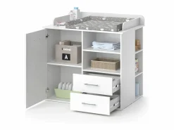 Sale Vicco Cómoda cambiador 113x45x100 lea Blanco