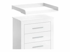 New Vicco Cómoda cambiador 86.6x48.5x86.5 miro Blanco