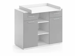 Outlet Vicco Cómoda cambiador 113x70x109 leonie Gris