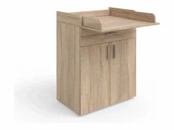Cómoda cambiador sonoma 75x50x100 lena Mueble De Bebé