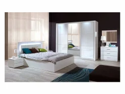 Meublorama Cómoda colección SENA, 3 cajones, ideal para añadir almacenamiento en tu habitación. Blanco