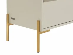 Vente-unique Cómoda con 6 cajones de MDF y metal en color y dorado - KORASA de Pascal Morabito
