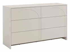 New Maison Céphy Cómoda con 6 cajones mdf - NALYRA de Beige