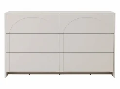 New Maison Céphy Cómoda con 6 cajones mdf - NALYRA de Beige