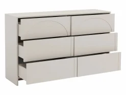 New Maison Céphy Cómoda con 6 cajones mdf - NALYRA de Beige