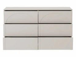 New Maison Céphy Cómoda con 6 cajones mdf - NALYRA de Beige