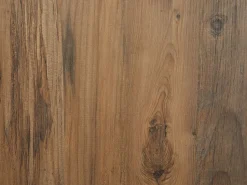 Discount Vente-unique Cómoda de 3 cajones con mueble y espejo en blanco y natural - VITORIO Color natural claro / Blanco
