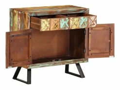 vidaxl Cómoda de madera maciza reciclada 70x35x70 cm