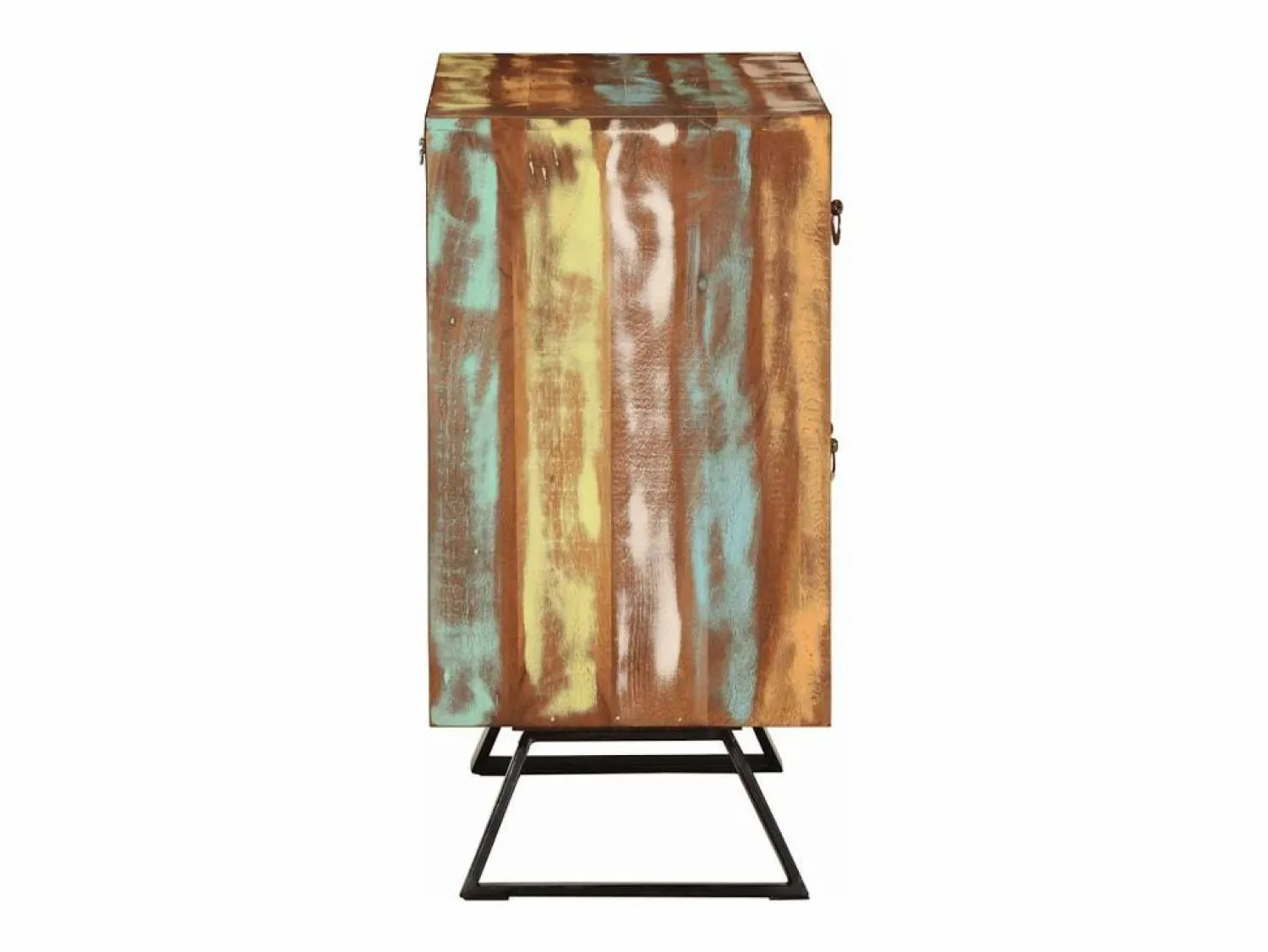 vidaxl Cómoda de madera maciza reciclada 70x35x70 cm