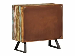 vidaxl Cómoda de madera maciza reciclada 70x35x70 cm