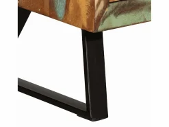 vidaxl Cómoda de madera maciza reciclada 70x35x70 cm