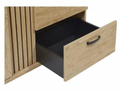 Clearance Cómoda para bebé robusta con cambiador integrado color roble dorado colección TOMMY. Mueble De Bebé