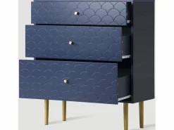 Hot Cómoda Ragement para dormitorio - 3 cajones - oscuro Cómoda