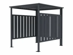 EXPERTLAND Cobertizo para bicicletas multifunción de acero galvanizado - COPERNO