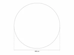 Hot Cobertor de Verano Gre 395 cm de 180 Micras para Piscinas Redondas de 400 cm | Cobertor Flotante Isotérmico Accesorio Piscina