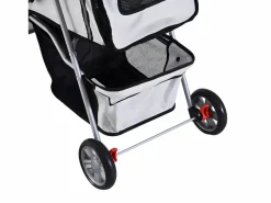 Sale Cochecito para perro y gato 75x45x97 cm Transportín De Paseo Para Animales