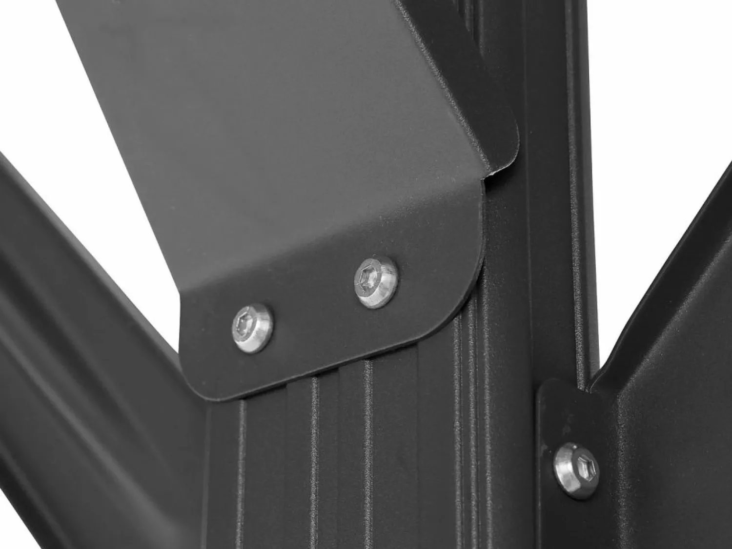 New EXPERTLAND Cochera de aluminio autoportante para coche - 1 coche - 15,15 m² - - BARESA Gris antracita