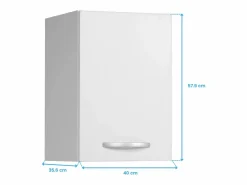 Cocina Eko Contemporánea Blanca con 4 Módulos Aéreos y 5 Bajos (SIN Campana) Blanco