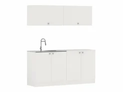 Cocina Equipada haaus Alegra, , L 160 cm Blanco