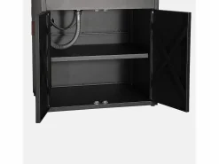 Sweeek Cocina exterior de acero con fregadero y 2 puertas, 80cm