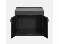 Sweeek Cocina exterior de acero 2 puertas, 80cm