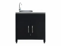 Sweeek Cocina exterior de acero con 4 módulos