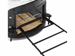 Clearance vidaxl Cocina leña camping acero inoxidable 45,5x33x25,5 cm Plateado