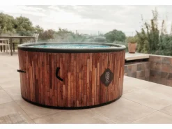 New Coco Spa Exotik Spa Hinchable - 150 cm de Diámetro - 800 Litros - Motor de 2240 W - 2 a 4 Personas Spa Hinchable