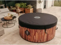 New Coco Spa Exotik Spa Hinchable - 150 cm de Diámetro - 800 Litros - Motor de 2240 W - 2 a 4 Personas Spa Hinchable
