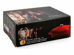 Cocotte Fierro Bidasoa 4,3L hierro fundido esmaltado 23x30 cm