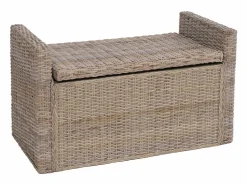 Clearance MCW Cofre de almacenamiento Genua de ratán, Kubu Gris