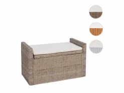 Clearance MCW Cofre de almacenamiento Genua de ratán, Kubu Gris