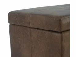 MCW Cofre de almacenamiento Kriens, imitación de ante