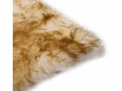 Online Cojines de sillas 2 uds piel oveja real marrón mezcla 40x40 cm ES715609 Marru00f3n