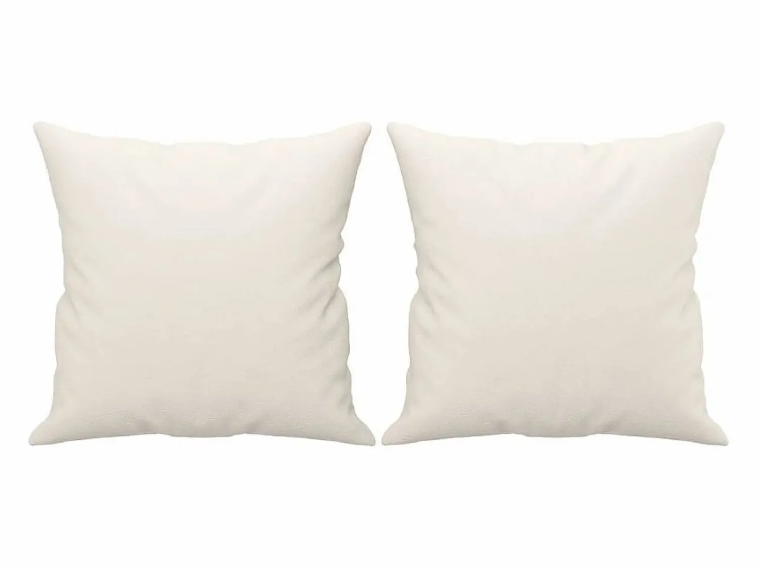 Cojines decorativos 2 uds cuero sintético 40x40 cm ES484694