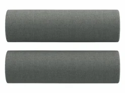 Cojines decorativos 2 uds tela oscuro 15x50 cm ES262974