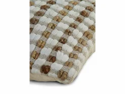 Clearance Cojín algodón y yute natural 45x45 cm Multicolor