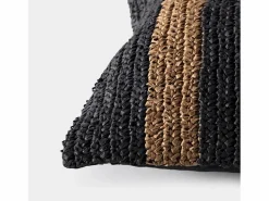 Discount Cojín de Fibra natural 40 x 60- Nomad Negro