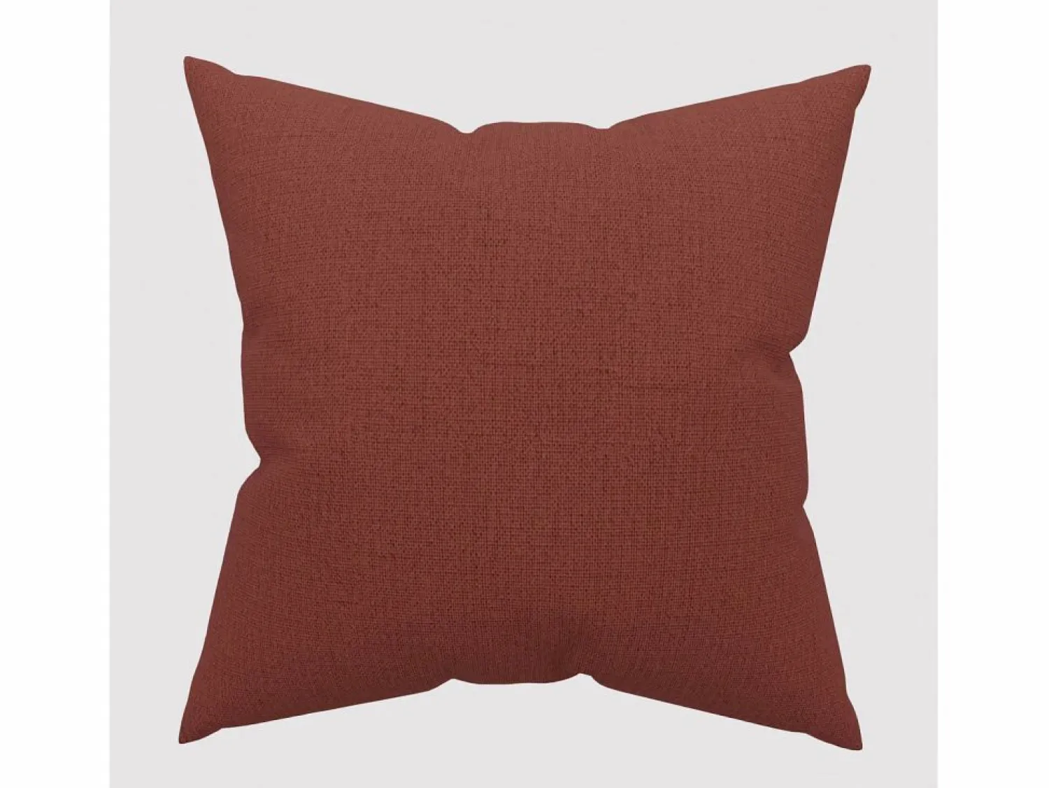 Discount Soleil d'ocre Cojín decorativo 45x45 cm Eclipse ladrillo, por Rojo