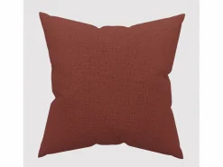 Discount Soleil d'ocre Cojín decorativo 45x45 cm Eclipse ladrillo, por Rojo