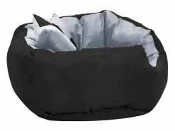 Cojín para perro reversible y lavable y negro 65x50x20 cm Cama De Animales De Compañía