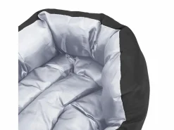 Cojín para perro reversible y lavable y negro 65x50x20 cm Cama De Animales De Compañía